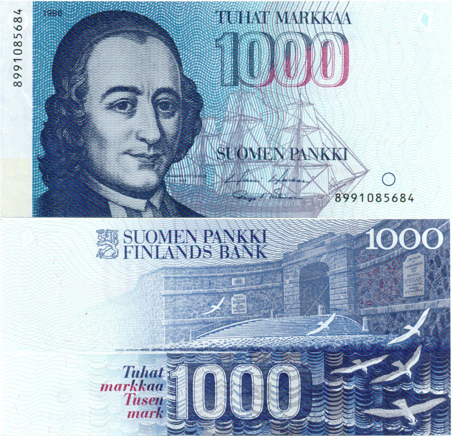 1000 Markkaa 1986 8991085684